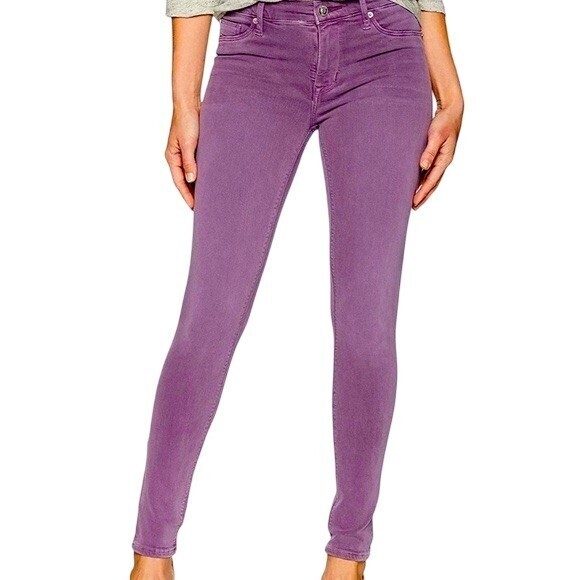 HUDSON JEANS Pants - Hudson Jeans Pants Womens Size 26 Purple Corduroy Skinny Stretch 5-Pocket